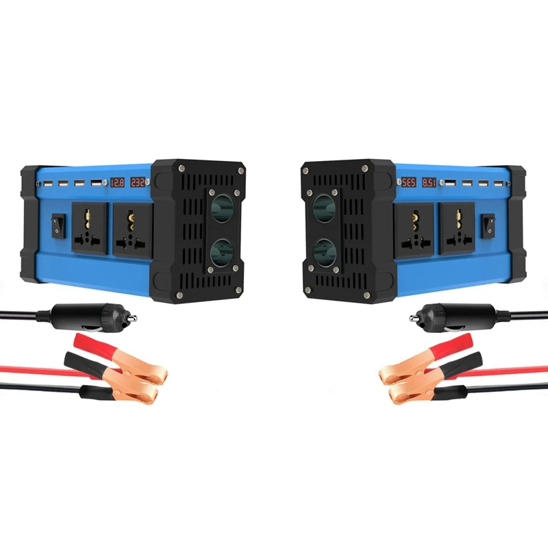 4000W Car Power Inverter Digital LED Display DC 12V To AC Modified Sine Wave Converter With 4 USB Port
4000W Car Power Inverter Digital LED Display DC 12V To AC Modified Sine Wave Converter With 4 USB Port