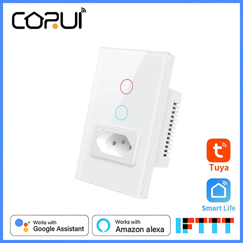 Умная розетка CoRui Tuya Zigbee, выключатель со стеклянной панелью, 4 х2, дистанционное управление через приложение, работает с Alexa Google Home
Умная розетка CoRui Tuya Zigbee, выключатель со стеклянной панелью, 4 х2, дистанционное управление через приложение, работает с Alexa Google Home