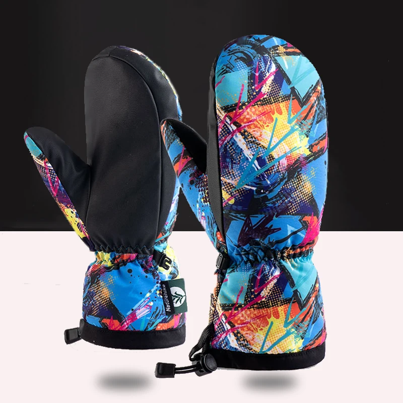 Перчатки Лыжные унисекс, хлопковые, ветрозащитные, с принтом 
Перчатки Лыжные унисекс, хлопковые, ветрозащитные, с принтом