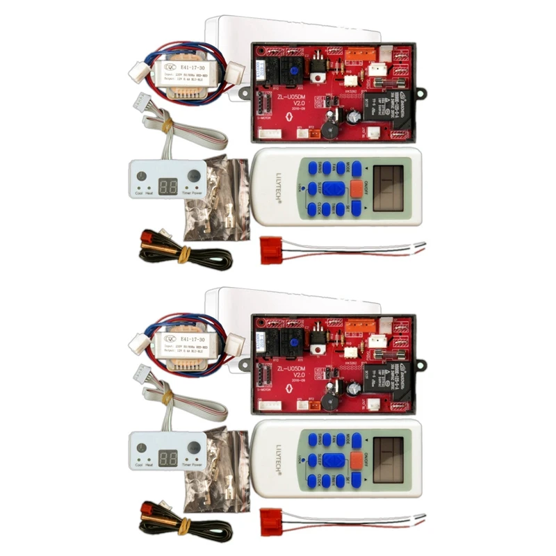 2X LILYTECH ZL-U05DM, PG Motor, Universal Ac Control System, Universal A/C Control System, Air Conditioner Controller
2X LILYTECH ZL-U05DM, PG Motor, Universal Ac Control System, Universal A/C Control System, Air Conditioner Controller