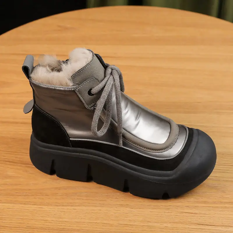 2023 Winter Warm Pine Cake Thick Sole Heightened Women's Snow Boots, Popular on the Internet, Fashionable and Retro
2023 Winter Warm Pine Cake Thick Sole Heightened Women's Snow Boots, Popular on the Internet, Fashionable and Retro