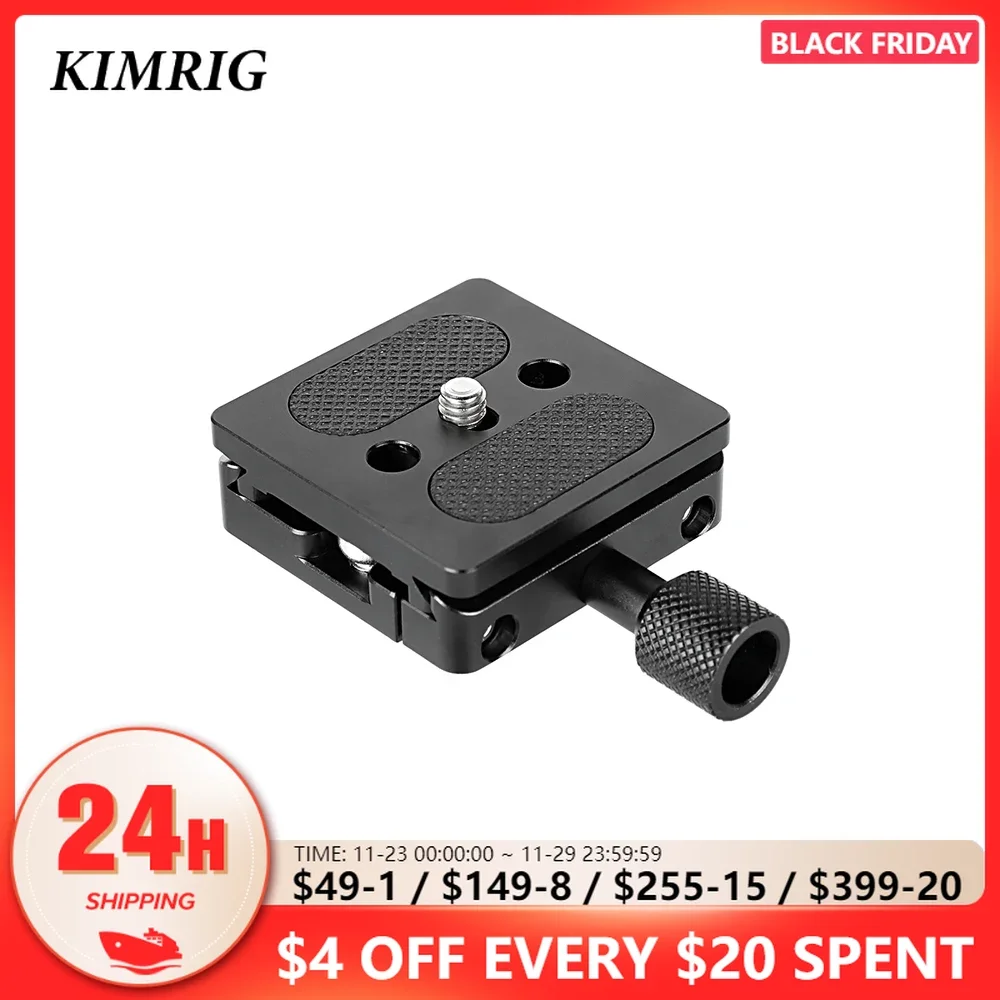 KIMRIG Arca Style Quick Release Clamp And Plate Arca-type Compatible For DSLR Camera Cage/Tripods Photo Studio Accessory
KIMRIG Arca Style Quick Release Clamp And Plate Arca-type Compatible For DSLR Camera Cage/Tripods Photo Studio Accessory
