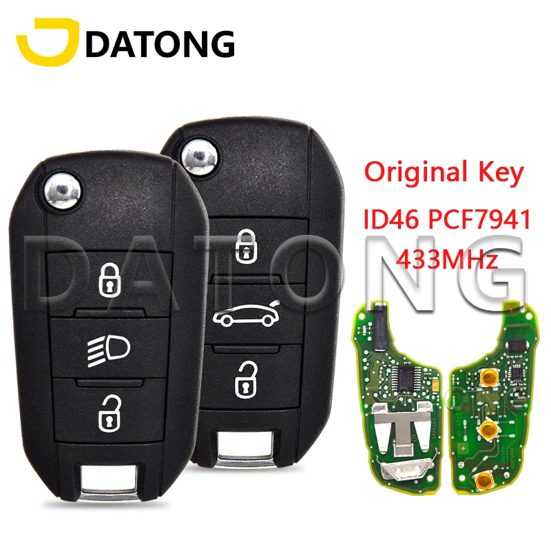 CHANKey Car Remote Control Key For Peugeot 208 308 508 2008 Citroen C3 C5 ID46 PCF7941 434MHz Original Flip Key HU83 VA2
CHANKey Car Remote Control Key For Peugeot 208 308 508 2008 Citroen C3 C5 ID46 PCF7941 434MHz Original Flip Key HU83 VA2
