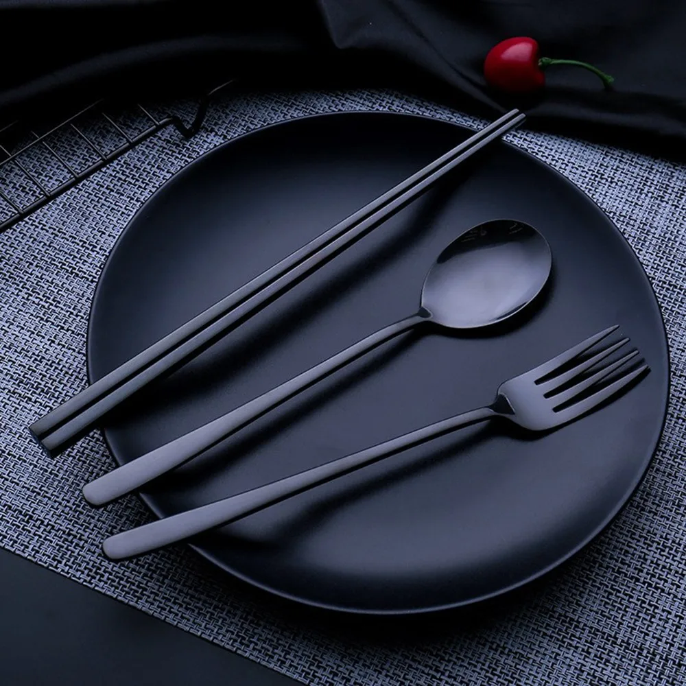 Portable Stainless Steel 304 Dinnerware Set Eco Friendly Kitchen Accessories Korean Style Fork Spoon Portable Cutlery Sets
Portable Stainless Steel 304 Dinnerware Set Eco Friendly Kitchen Accessories Korean Style Fork Spoon Portable Cutlery Sets