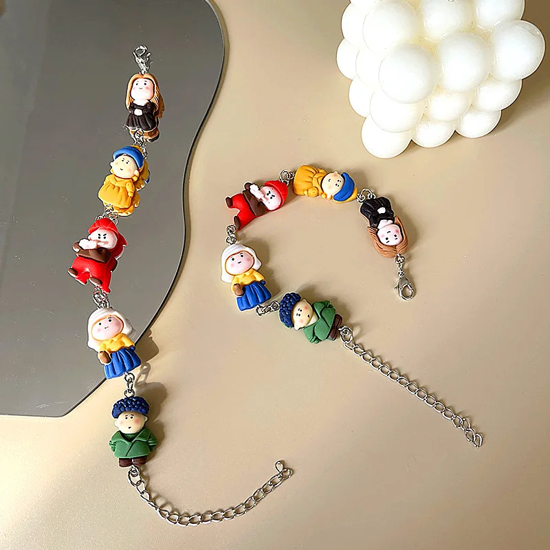 1PC Cute Noodle Head Cartoon 3d Hand Made Bracelet Geometric Girl Trend Jewelry Unusual Instant New 
1PC Cute Noodle Head Cartoon 3d Hand Made Bracelet Geometric Girl Trend Jewelry Unusual Instant New