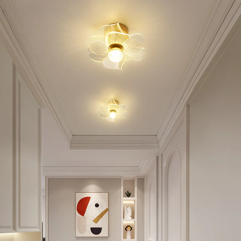 

Pendant Lights Lamps Modern Creative Acrylic Aisle Chandelier For Corridor Balcony Loft Hall Entrance Home Deco Indoor Luminaire