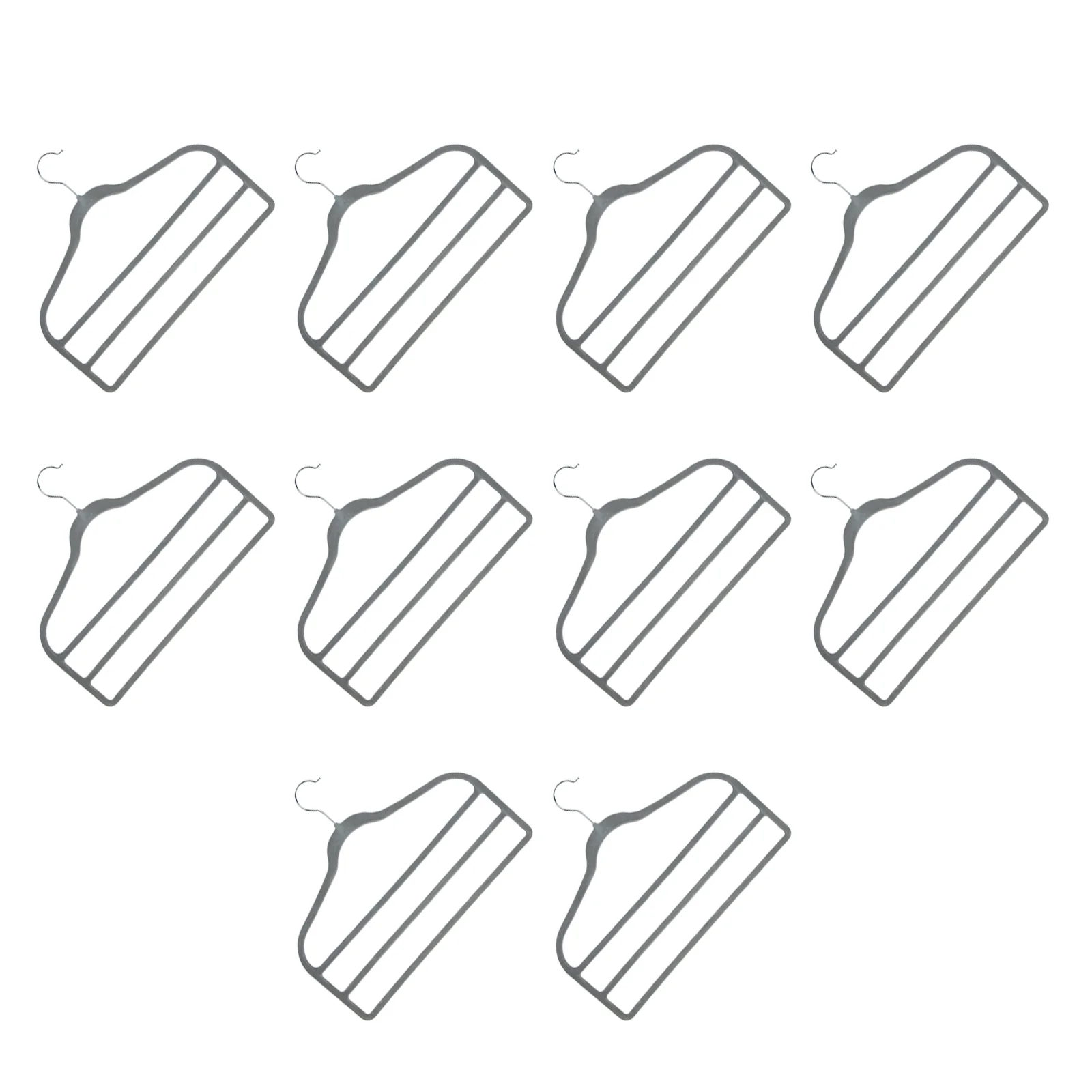 10Pcs Household Clothes Hangers Plastic Pants Storage Hangers Scarf Tie Towels Hanging Racks
10Pcs Household Clothes Hangers Plastic Pants Storage Hangers Scarf Tie Towels Hanging Racks