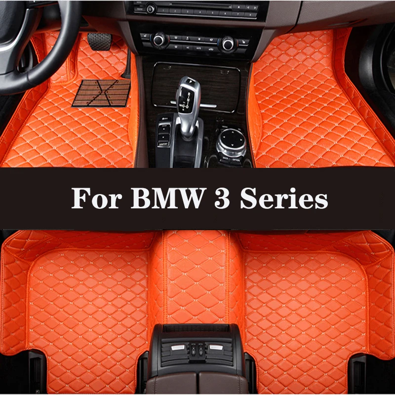 

Полностью объемный Кожаный Автомобильный напольный коврик на заказ для BMW 3 серии 2013-2017 (модельный год) автомобильные аксессуары для интерьера автомобиля