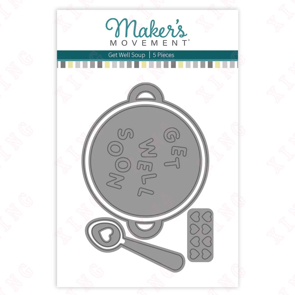 2022 Decoration Embossing Template Get Well Soup Die Set Metal Cutting Dies Scrapbook Paper Diy Craft Blade Punch Reusable Molds
2022 Decoration Embossing Template Get Well Soup Die Set Metal Cutting Dies Scrapbook Paper Diy Craft Blade Punch Reusable Molds