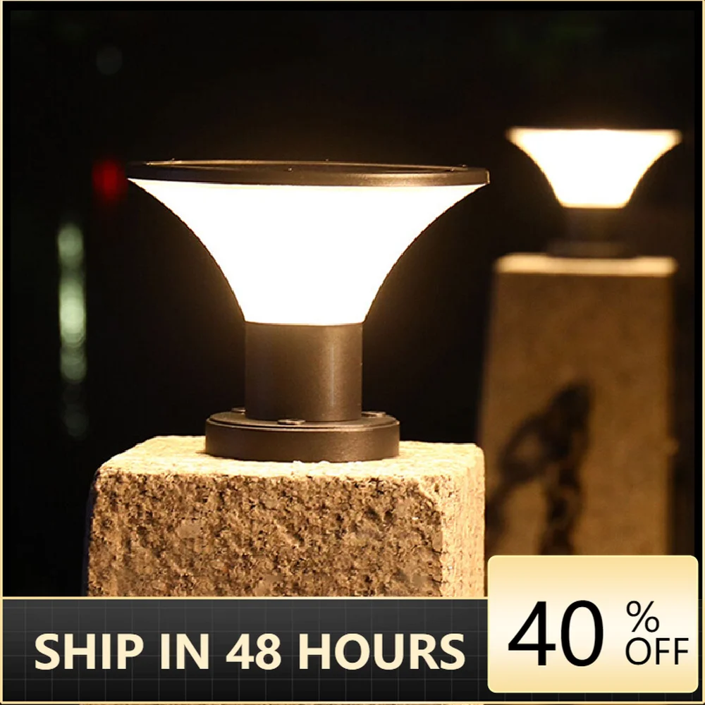 Thrisdar Solar LED Post Light Outdoor Column Lamp Aluminum Outdoor Solar Post Lamp Villa Landscape Solar Pillar Light
Thrisdar Solar LED Post Light Outdoor Column Lamp Aluminum Outdoor Solar Post Lamp Villa Landscape Solar Pillar Light