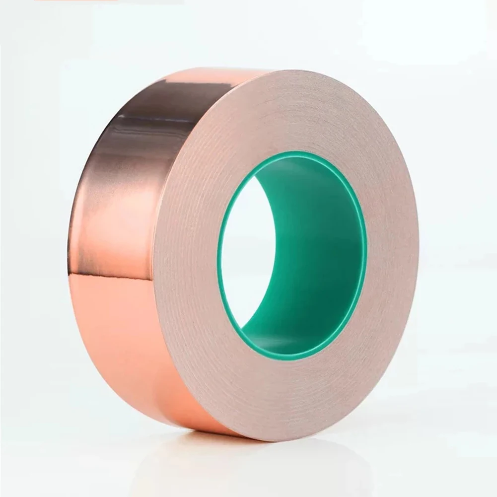 65FT Single Conduction Copper Foil Tape EMI Shielding Conductive Tape 12mm, 15mm, 20mm, 30mm, 50mm Strong Viscosity
65FT Single Conduction Copper Foil Tape EMI Shielding Conductive Tape 12mm, 15mm, 20mm, 30mm, 50mm Strong Viscosity