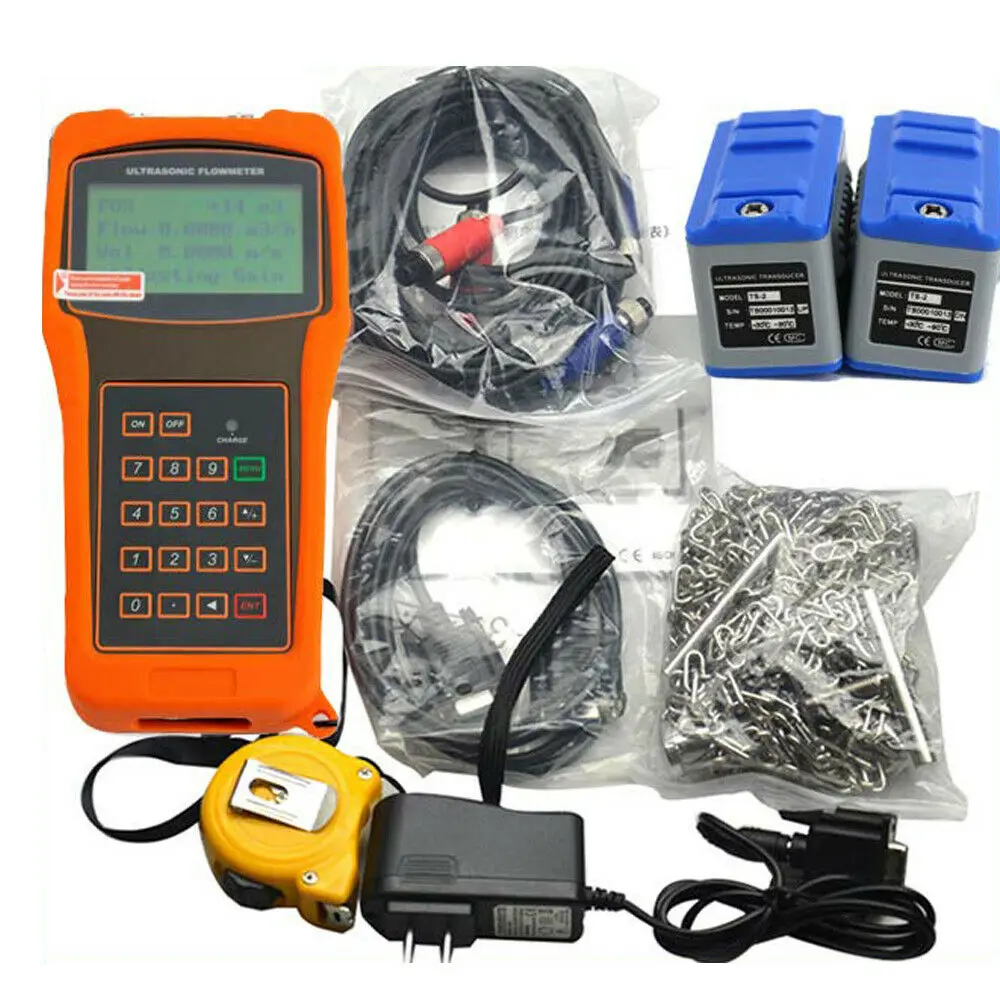 New TUF-2000H-TM-1 Digital Ultrasonic Flowmeters Flow Meter with Standard Transducer TM-1 Sensor Measuring Range DN50-700mm
New TUF-2000H-TM-1 Digital Ultrasonic Flowmeters Flow Meter with Standard Transducer TM-1 Sensor Measuring Range DN50-700mm