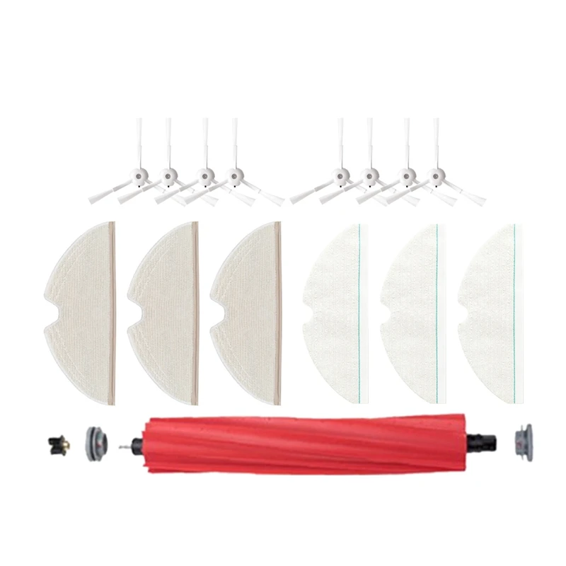 15Pcs For Xiaomi Roborock T8 Robot Vacuum Cleaner Replacement Accessories Detachable Main Side Brush Washable Mop Cloth
15Pcs For Xiaomi Roborock T8 Robot Vacuum Cleaner Replacement Accessories Detachable Main Side Brush Washable Mop Cloth