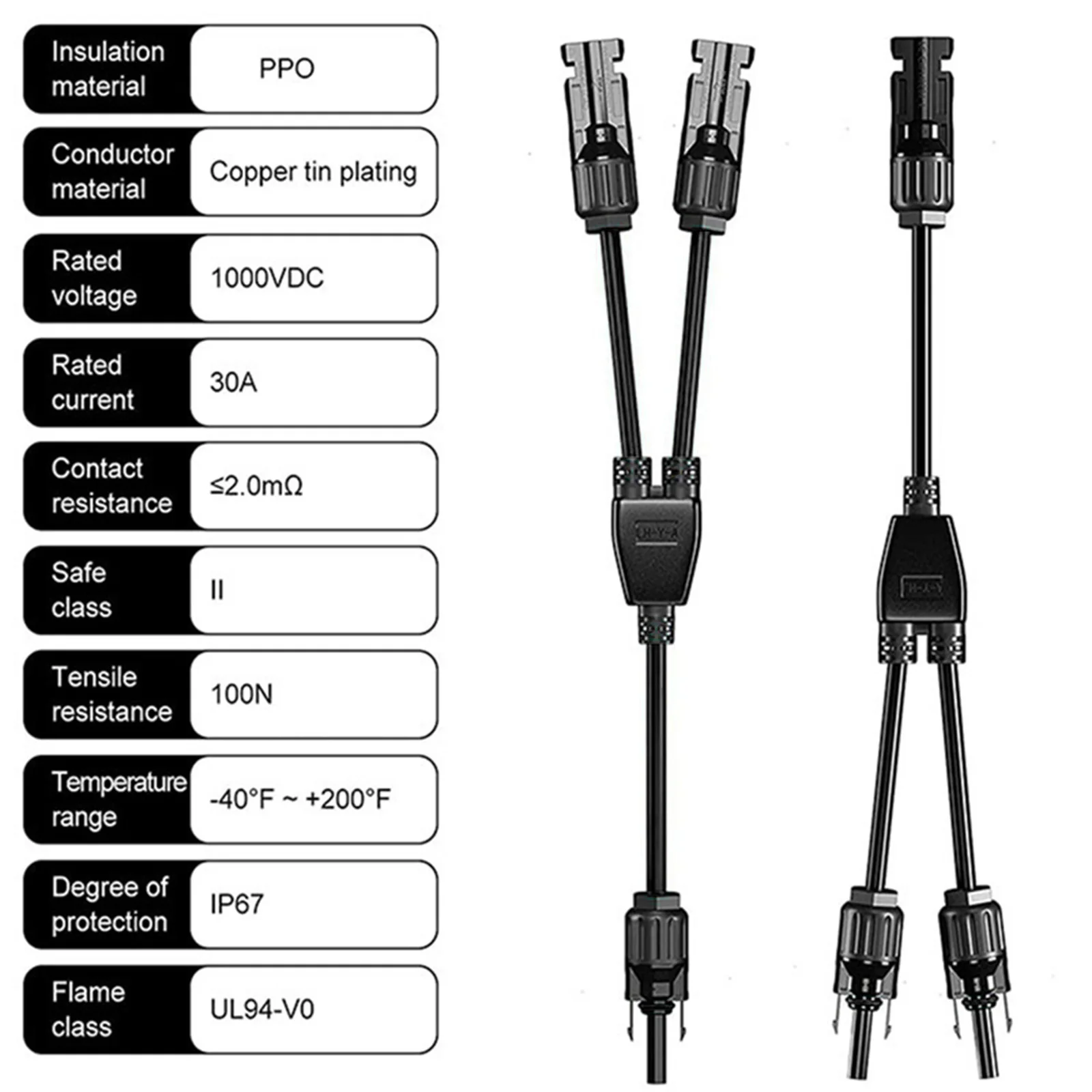 Solar Adapter Connector Solar Panel Connector Splitter Cable Connector Panel Plug Solar Solar Adapter Connector
Solar Adapter Connector Solar Panel Connector Splitter Cable Connector Panel Plug Solar Solar Adapter Connector