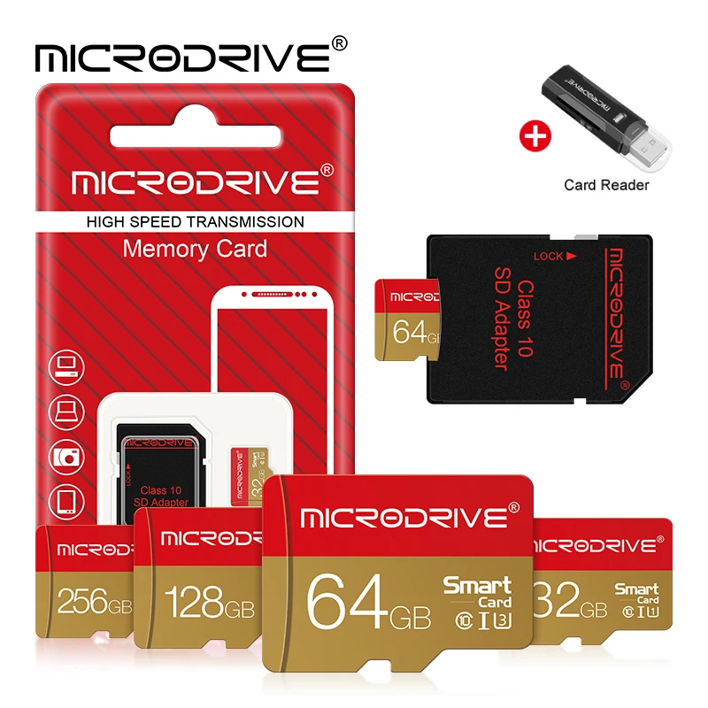 

Micro TF SD 128GB 32GB 64GB Class 10 Mini Flash Card 16GB 8GB 4GB Memory Card Smart SD for Phone/Tablet PC Card Reader gifts