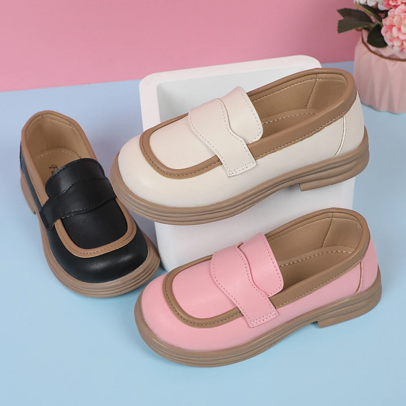 Children Leather Shoes Color Matching PU Fashion Slip on Girls and Boys Casual Shoes 2023 New Non-slip Kid Fashion Free Shipping
Children Leather Shoes Color Matching PU Fashion Slip on Girls and Boys Casual Shoes 2023 New Non-slip Kid Fashion Free Shipping