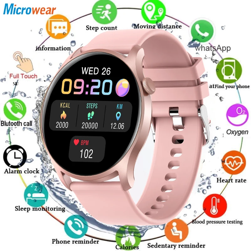 Smart Watch Women Full Touch Screen Weather Fitness Tracker Waterproof For Bluetooth Smartwatch Men For Android IOS PK SKY 8
Smart Watch Women Full Touch Screen Weather Fitness Tracker Waterproof For Bluetooth Smartwatch Men For Android IOS PK SKY 8