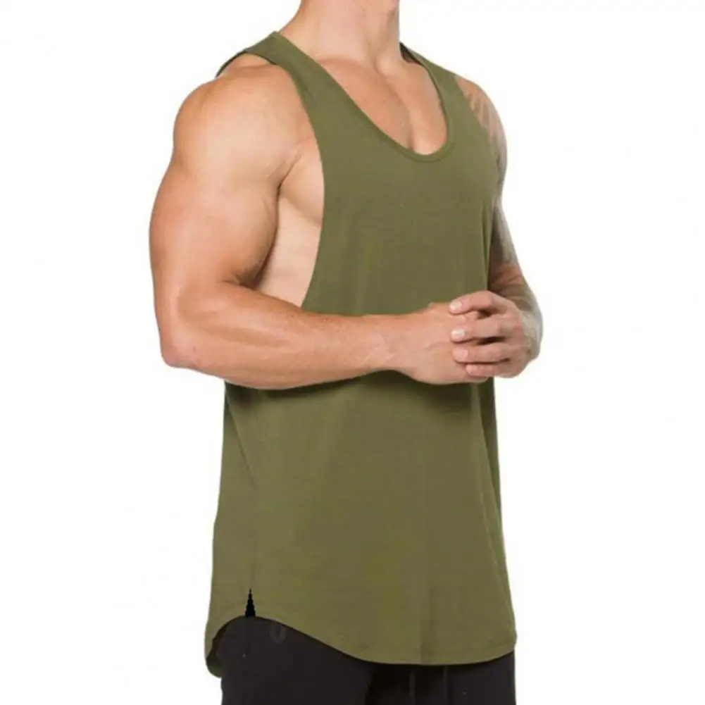 Bodybuilding Vest Stretchy Sleeveless Shirt Solid Color Sleeveless Pullover Tunic Top
Bodybuilding Vest Stretchy Sleeveless Shirt Solid Color Sleeveless Pullover Tunic Top