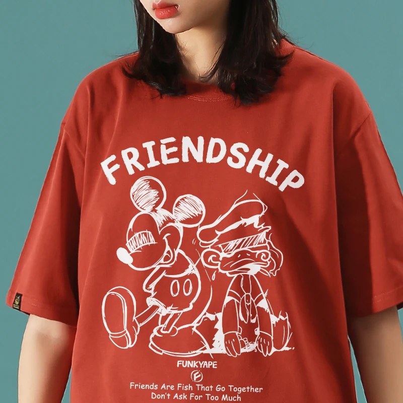 American Retro T-shirt Women's Summer Oversize Niche 2022 New European and American Fashion Pure Cotton Short Sleeves
American Retro T-shirt Women's Summer Oversize Niche 2022 New European and American Fashion Pure Cotton Short Sleeves
