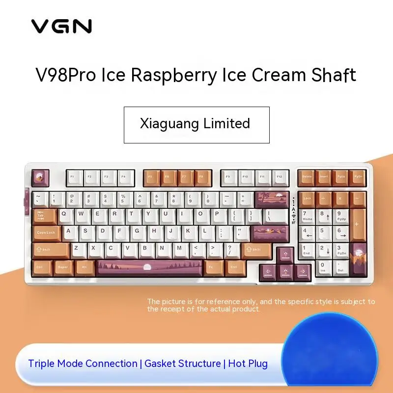 Vgn V98pro Keyboard 97 Keys Rgb Backlight Hot-swap Mechanical Keyboards Long Battery Life Ergonomics Accessories For Pc Gaming
Vgn V98pro Keyboard 97 Keys Rgb Backlight Hot-swap Mechanical Keyboards Long Battery Life Ergonomics Accessories For Pc Gaming