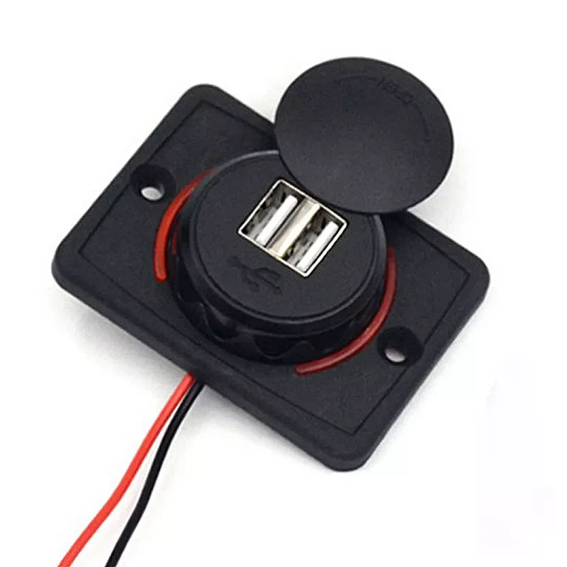 Universal Car Charger Accessories Waterproof DC 12-24V 3.1A For Car Bus Boat Camper Caravan Dual USB Nylon Car Charger
Universal Car Charger Accessories Waterproof DC 12-24V 3.1A For Car Bus Boat Camper Caravan Dual USB Nylon Car Charger