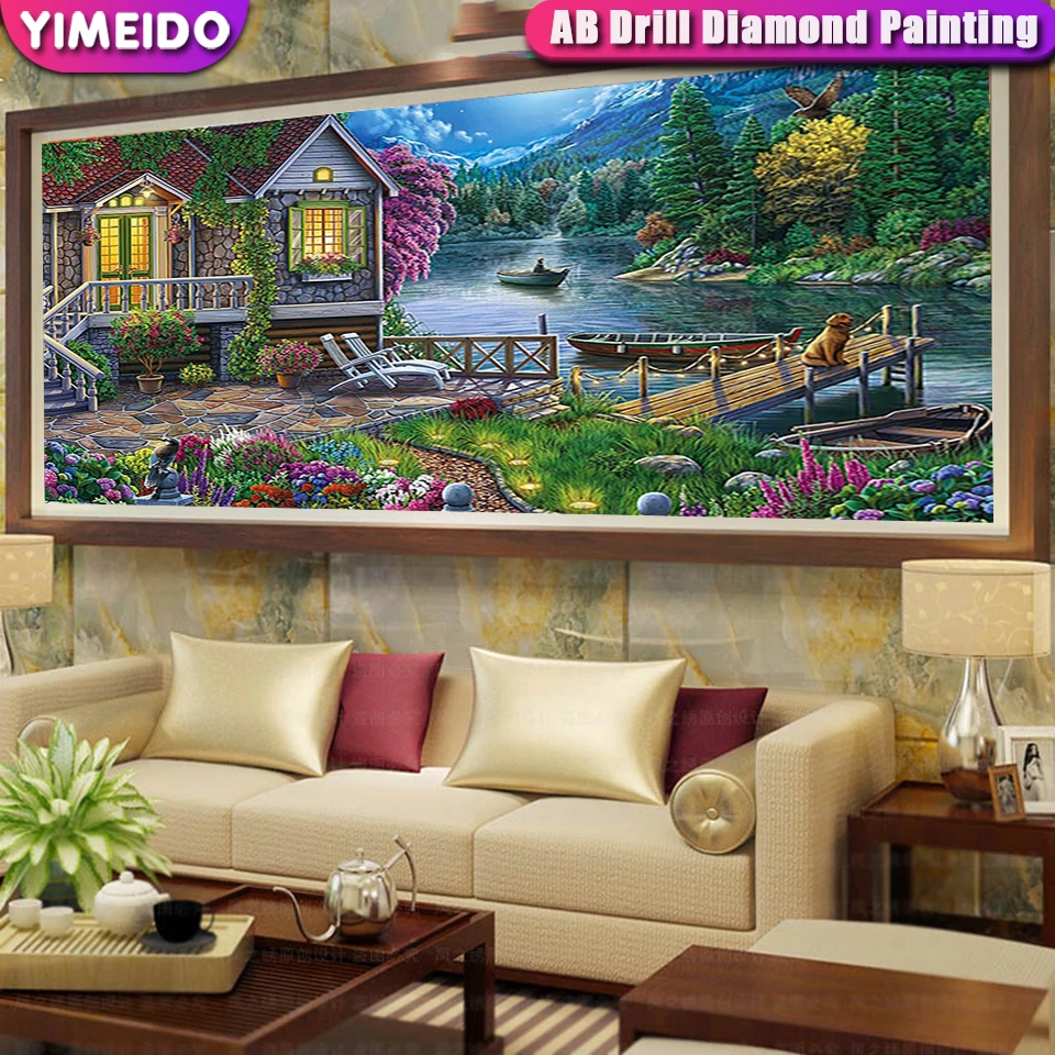 YIMEIDO 5D DIY Diamond Painting Bridge House Full Square/Round Diamond Embroidery Landscape Cross Stitch Rhinestone Mosaic
YIMEIDO 5D DIY Diamond Painting Bridge House Full Square/Round Diamond Embroidery Landscape Cross Stitch Rhinestone Mosaic