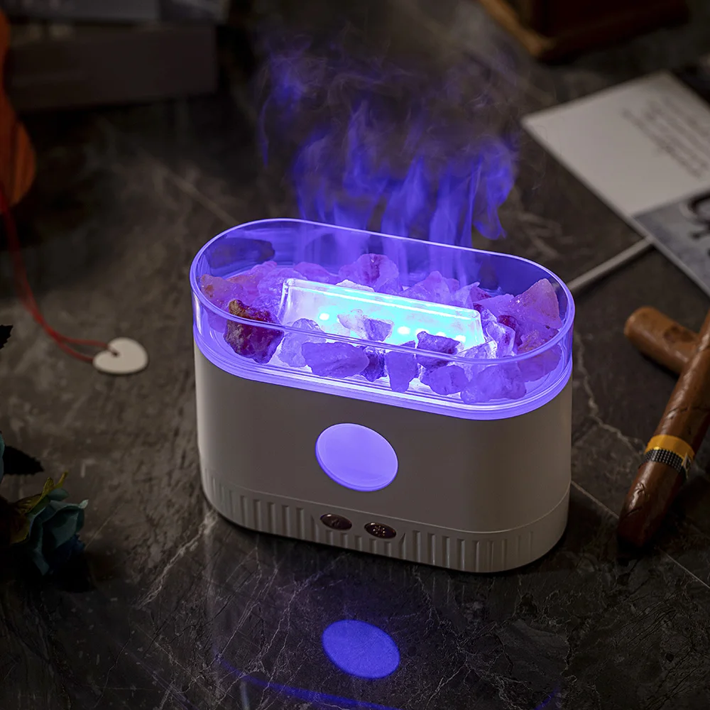 7 Colors Natural Rock Fire Flame Aroma Oil Diffuser Essential Oils Air Humidifier and Flavoring Electric Smell for Home Bedroom
7 Colors Natural Rock Fire Flame Aroma Oil Diffuser Essential Oils Air Humidifier and Flavoring Electric Smell for Home Bedroom