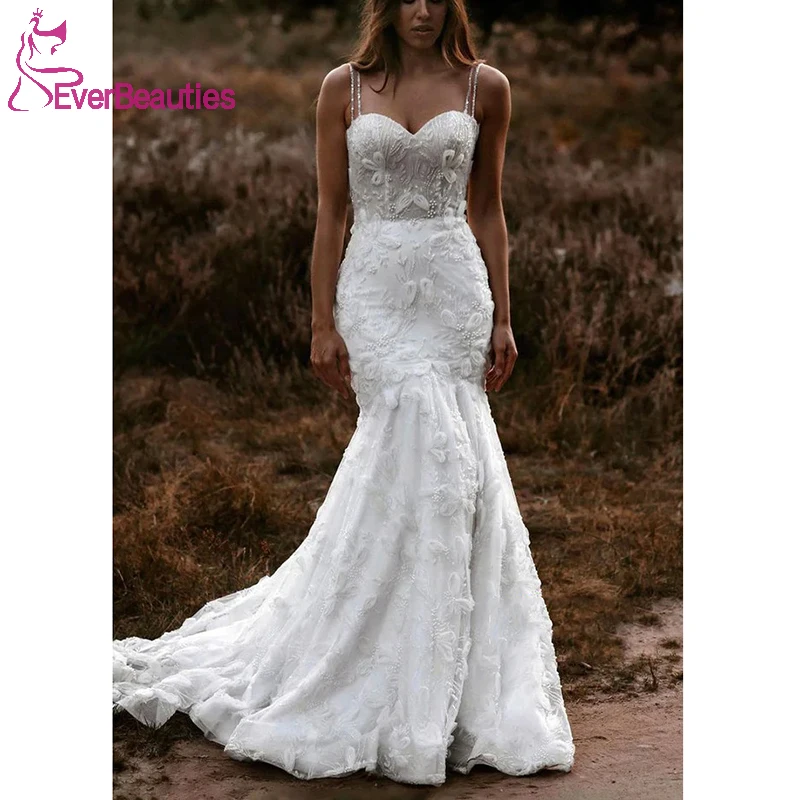 Vestidos De Novia Beach Wedding Dresses Mermaid Bohemian Bride Dresses Boho Bridal Gown Lace Robe De Mariage 2022 Nouveaute
Vestidos De Novia Beach Wedding Dresses Mermaid Bohemian Bride Dresses Boho Bridal Gown Lace Robe De Mariage 2022 Nouveaute