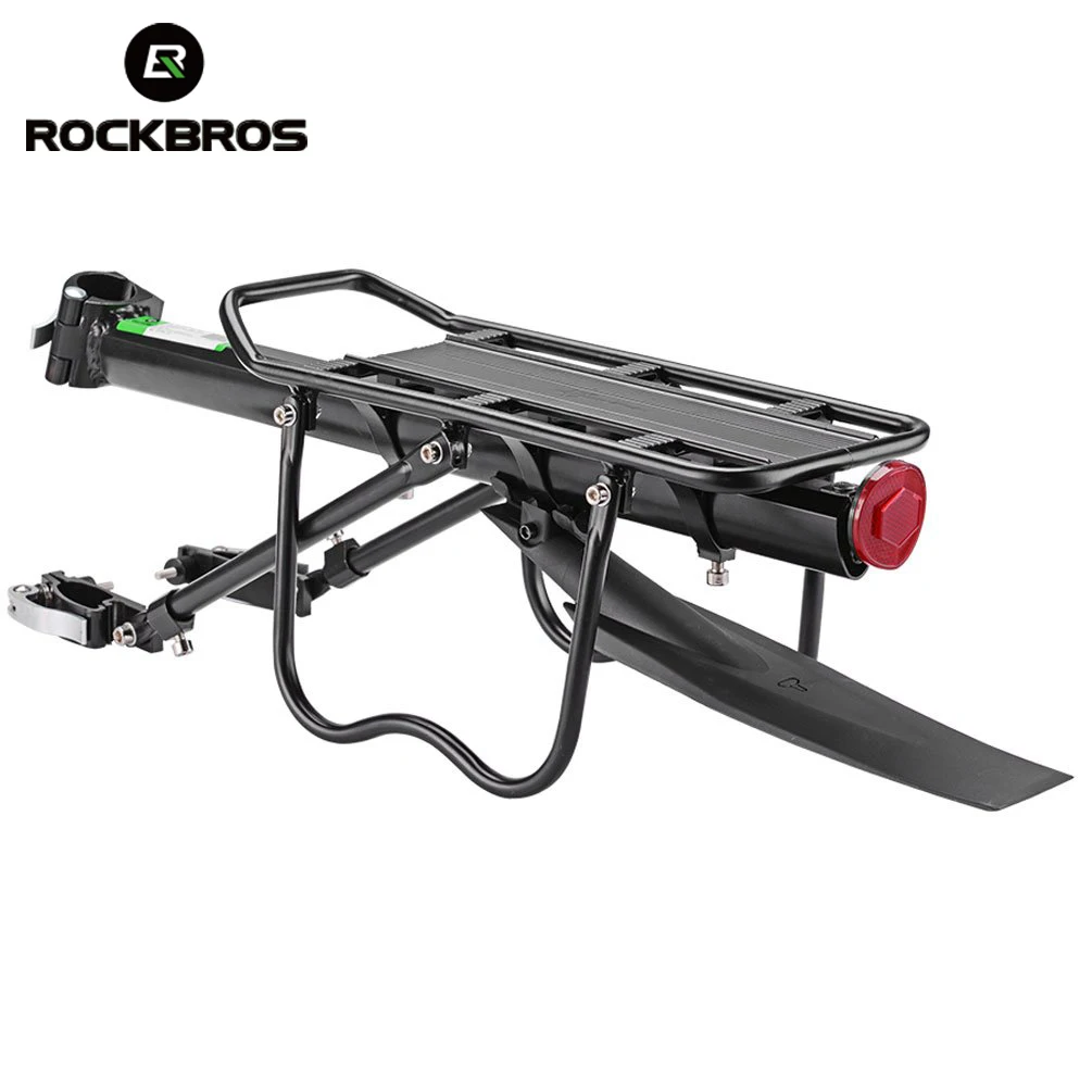 

ROCKBROS Bicycle Rack MTB Road Bike Shelf Aluminum Alloy Bike Rack Quick Release Manned Rear Tailstock Bicycle Accessories