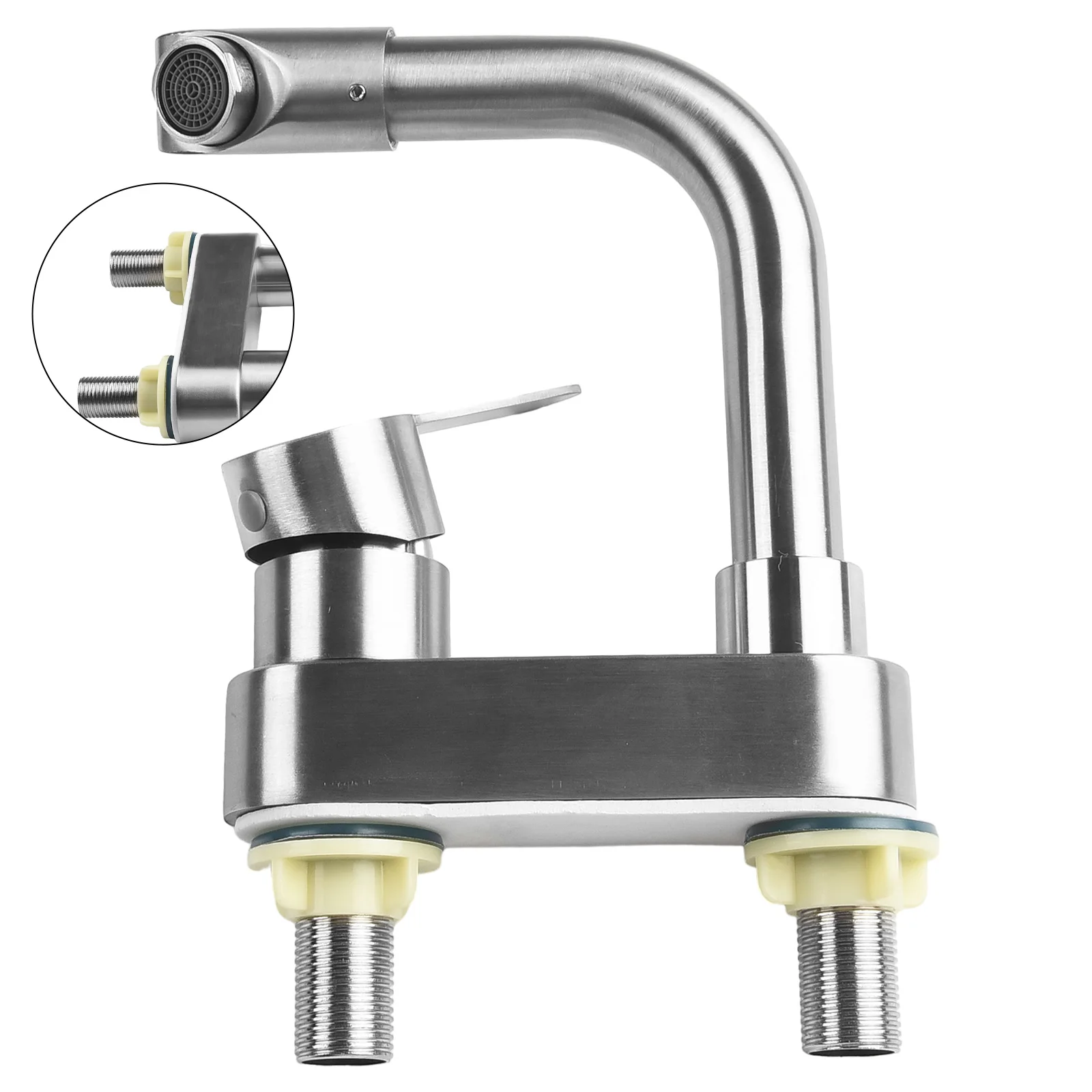 Sink Mixer Taps Basin Faucet 304 Stainless Steel Bathroom Ceramic Valve Cold And Hot Contemporary Single Handle
Sink Mixer Taps Basin Faucet 304 Stainless Steel Bathroom Ceramic Valve Cold And Hot Contemporary Single Handle