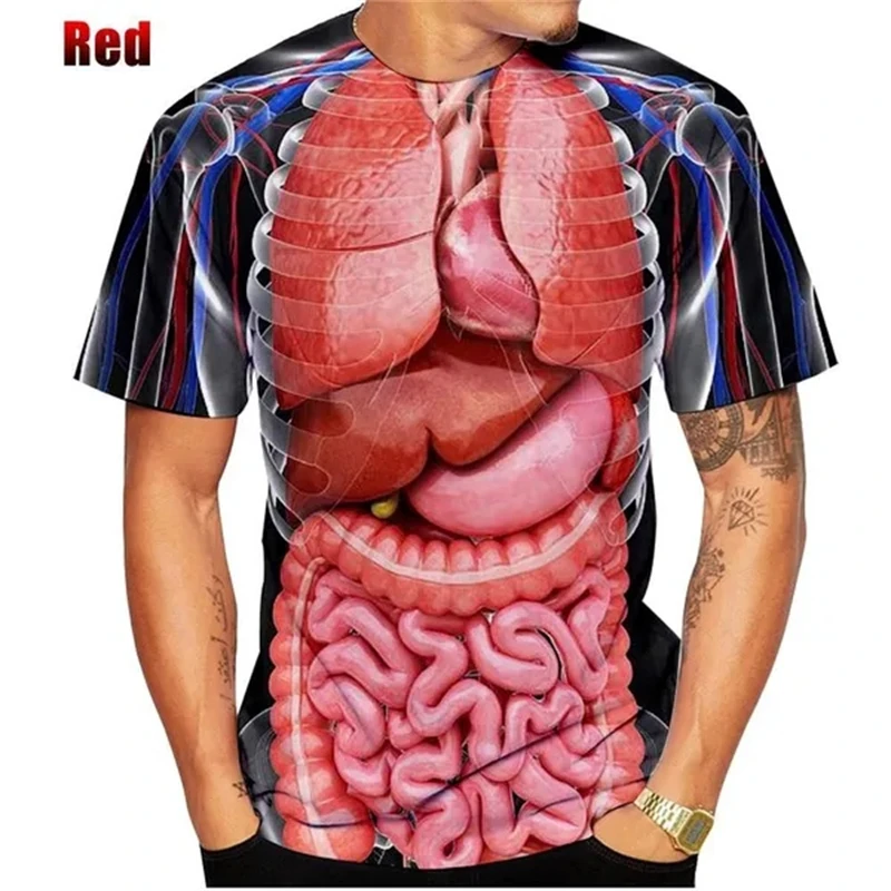 New Unxsex Educational Augmented Reality T-Shirt For Anatomy 3D Printed O Neck Short-Sleeved Tshirt Funny Halloween Men T Shirt
New Unxsex Educational Augmented Reality T-Shirt For Anatomy 3D Printed O Neck Short-Sleeved Tshirt Funny Halloween Men T Shirt