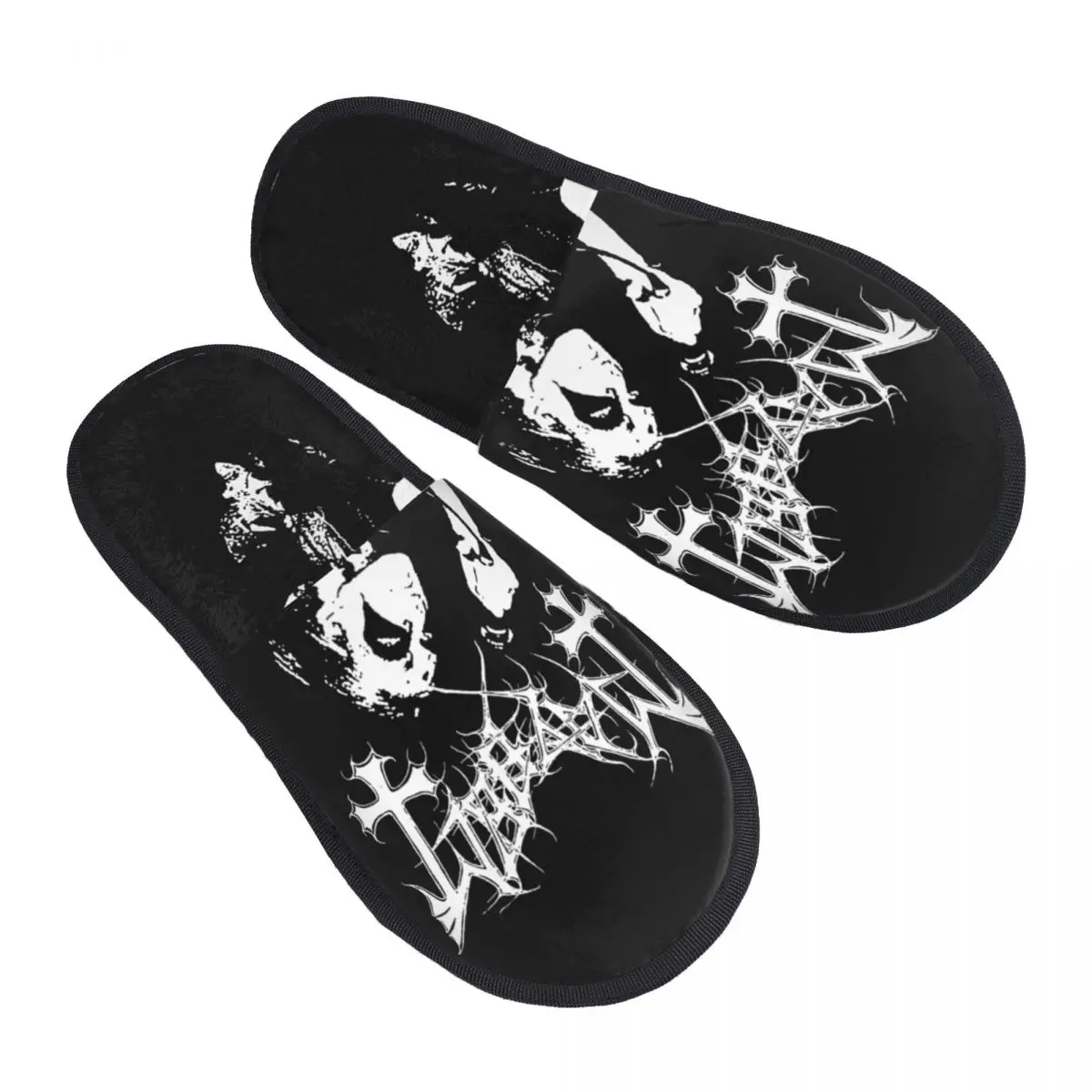 Norway Black Metal Band Mayhem Euronymous Furry Slippers Non-skid Cozy Memory Foam Slides Bedroom
Norway Black Metal Band Mayhem Euronymous Furry Slippers Non-skid Cozy Memory Foam Slides Bedroom