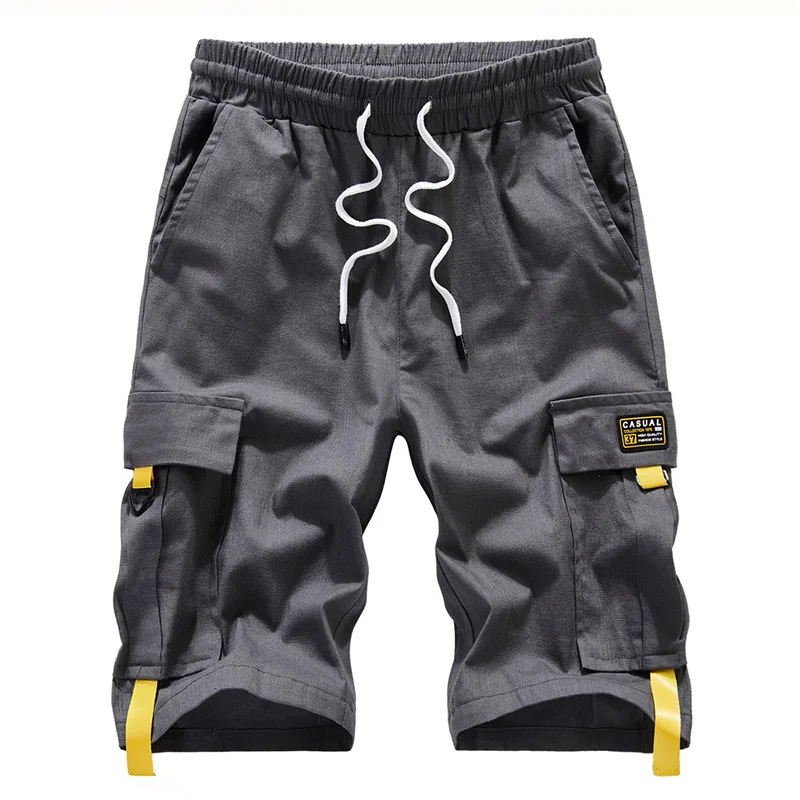 

Shorts Large Size 2023 Summer Streetwear Male Bermuda Cargo Side Pockets Plus Size 7XL 8XL 9XL Knee Length Men's Cotton Shorts