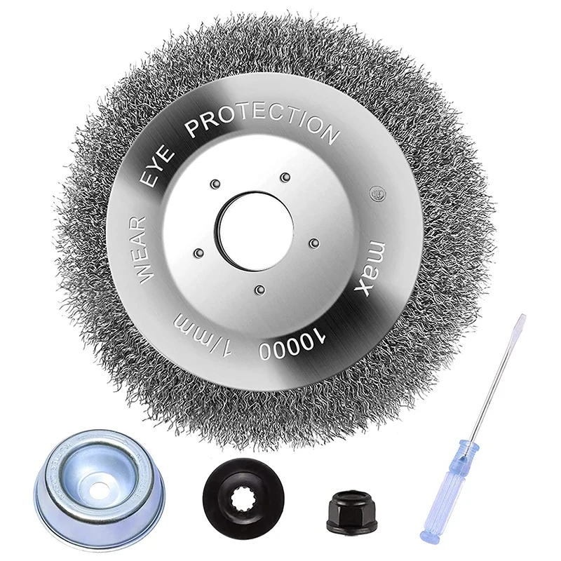 Weed Brush Cutter 150 Mm X 25.4 Mm Wild Weed Brush For Brush Cutter With 4 Mounting Tools Brush Cutter
Weed Brush Cutter 150 Mm X 25.4 Mm Wild Weed Brush For Brush Cutter With 4 Mounting Tools Brush Cutter