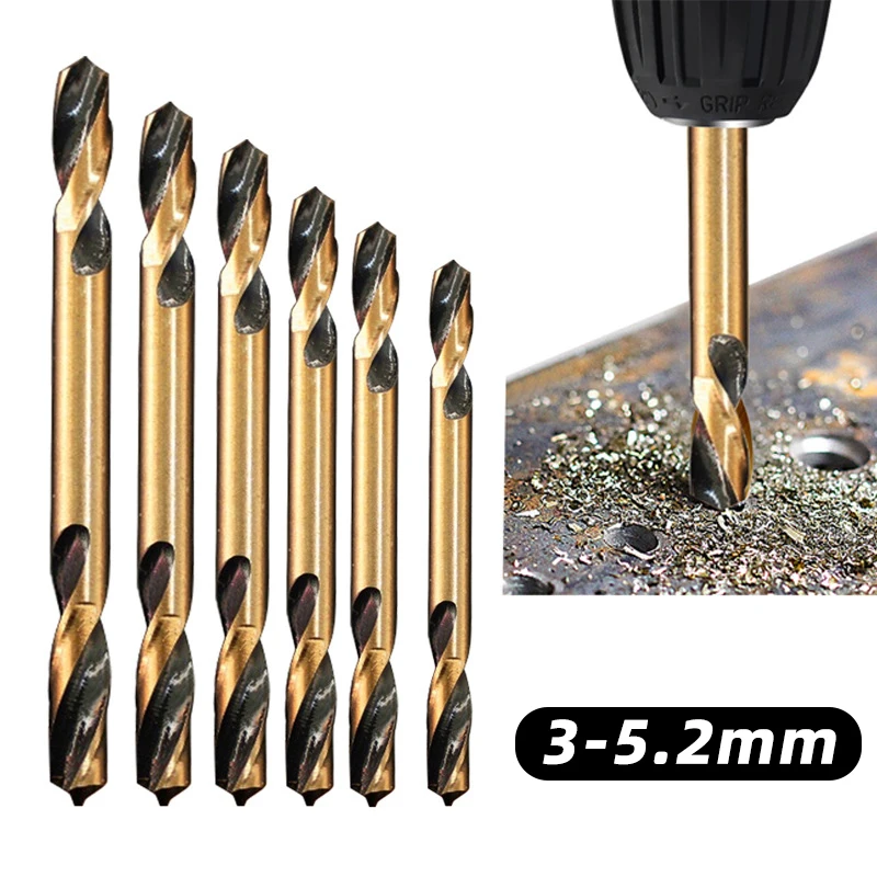 Auger Bits Double Headed Double Edged Metal Stainless Steel Twist Drill Woodworking Drilling With Cobalt Hole Cutter Power Tools
Auger Bits Double Headed Double Edged Metal Stainless Steel Twist Drill Woodworking Drilling With Cobalt Hole Cutter Power Tools