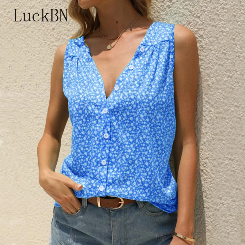Summer Print Sexy Blouse Women Clothes 2022 New Fashion V Neck Streetwear Casual Tops Female Plus Size Sleeveless Shirt Blusas
Summer Print Sexy Blouse Women Clothes 2022 New Fashion V Neck Streetwear Casual Tops Female Plus Size Sleeveless Shirt Blusas