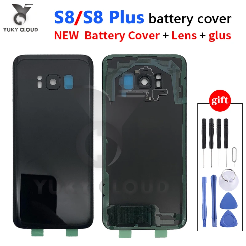 SAMSUNG Back Battery Cover For Samsung Galaxy S8 G950 SM-G950F S8 Plus S8+ G955 SM-G955F Back Rear Glass Case + Tools
SAMSUNG Back Battery Cover For Samsung Galaxy S8 G950 SM-G950F S8 Plus S8+ G955 SM-G955F Back Rear Glass Case + Tools