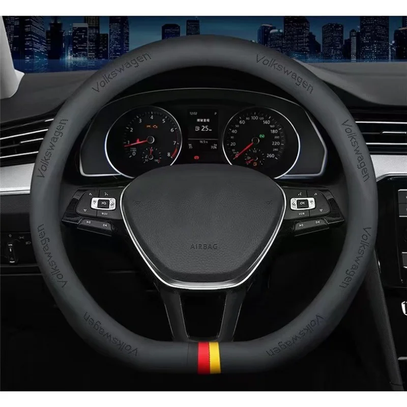 Автомобильный чехол на руль из искусственной кожи для Volkswagen VW Golf 7 MK7 Polo Passat B8 Tiguan Jetta GTI R, наклейка, аксессуары для интерьера
Автомобильный чехол на руль из искусственной кожи для Volkswagen VW Golf 7 MK7 Polo Passat B8 Tiguan Jetta GTI R, наклейка, аксессуары для интерьера