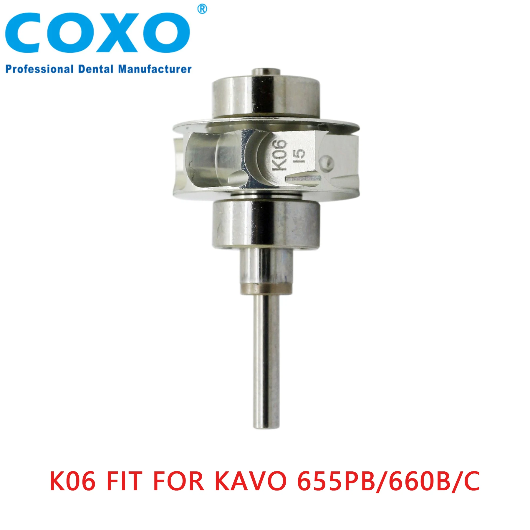 

COXO Dental Spare Rotor Cartridge High Speed Turbine K06 For KAVO 655PB/660B/C PB BELLA TORQUE MAGNO COMPANION Handpiece