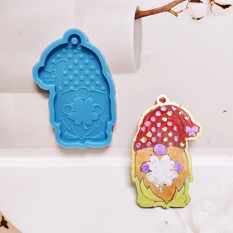 Dwarf for DOLL Shape Keychain Epoxy Resin Mold Gnome Shape Hanging Pendant Silicone Mould DIY Crafts Jewelry Necklace Mo 
Dwarf for DOLL Shape Keychain Epoxy Resin Mold Gnome Shape Hanging Pendant Silicone Mould DIY Crafts Jewelry Necklace Mo