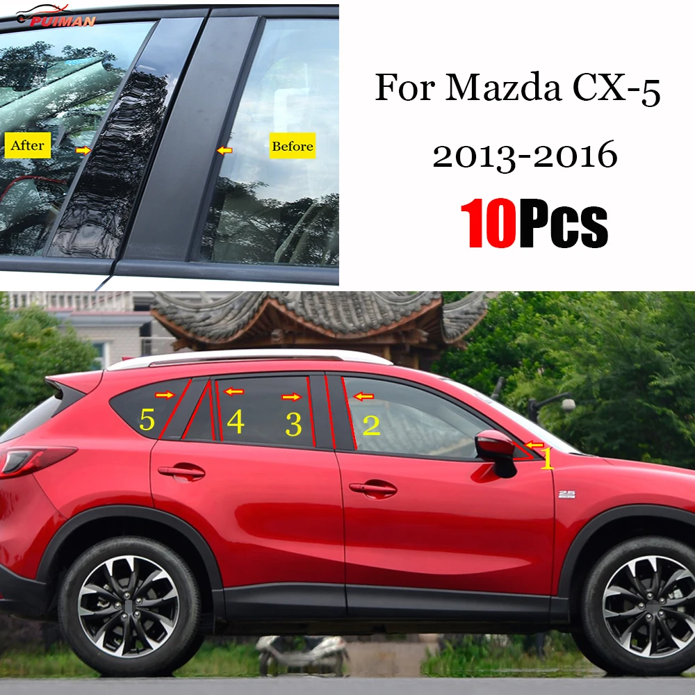 10PCS Polished Pillar Posts For Mazda CX-5 2013-2016 Car Window Trim Cover BC Column Sticker Chromium Styling
10PCS Polished Pillar Posts For Mazda CX-5 2013-2016 Car Window Trim Cover BC Column Sticker Chromium Styling