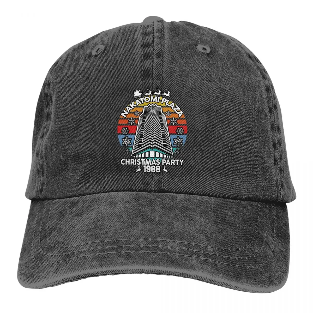 

Summer Cap Sun Visor Nakatomi Plaza Caps Die Hard Movie Christmas Party 1988 Bruce Willis Cowboy Hat Peaked Trucker Dad Hats