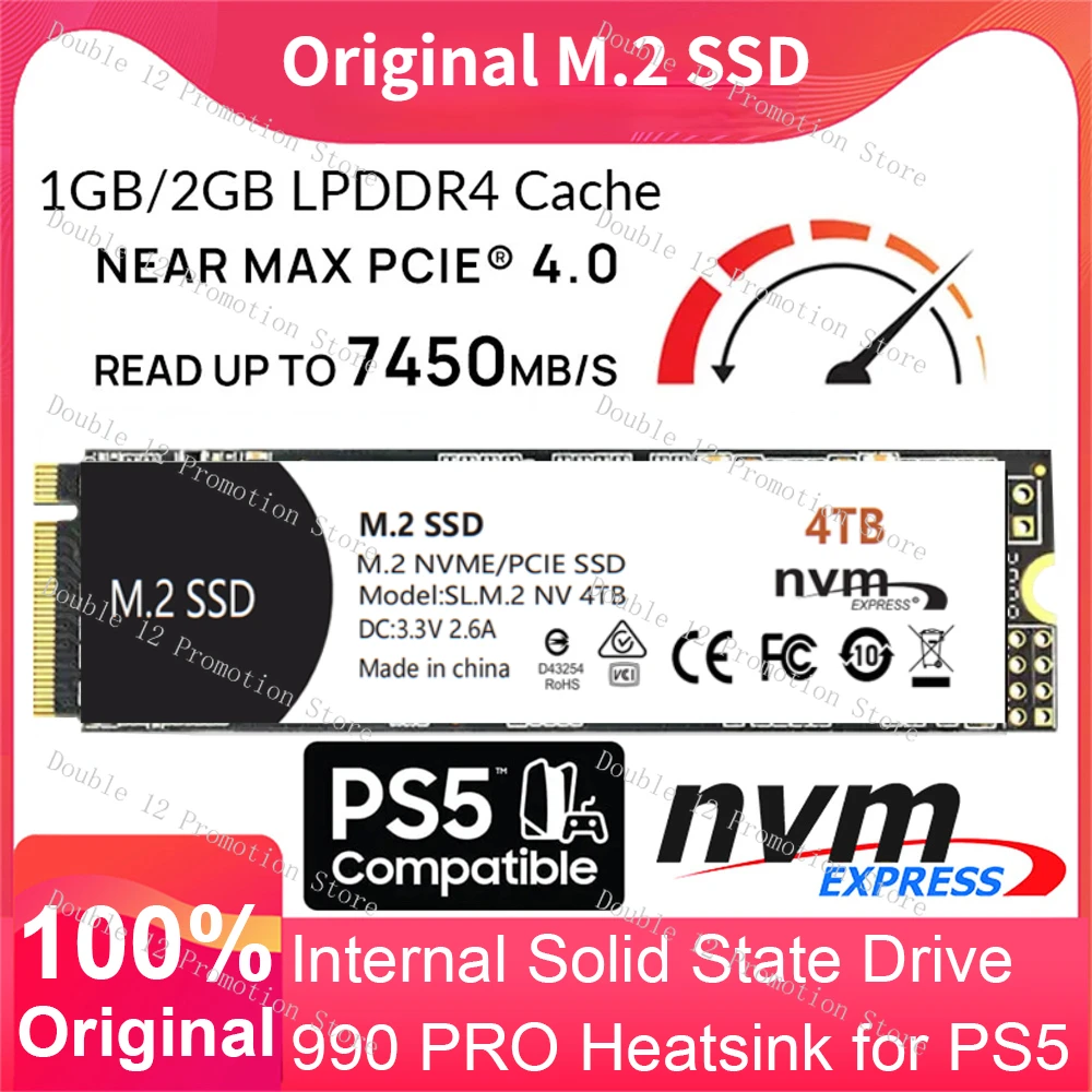 M.2 Black SSD NVME 500GB 1TB Solid State Drive Nvme M2 Drive SSD 2TB 4TB Hard Disk M.2 2280 PCIe 4.0 laptop pcie drive For PS5
M.2 Black SSD NVME 500GB 1TB Solid State Drive Nvme M2 Drive SSD 2TB 4TB Hard Disk M.2 2280 PCIe 4.0 laptop pcie drive For PS5