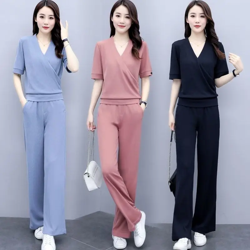 Women Outfit 2022 Korean Loose Short Sleeve Top and Pants Oversized Fashion Casual Running Sports Two-Piece Suit Tracksuit E124
Women Outfit 2022 Korean Loose Short Sleeve Top and Pants Oversized Fashion Casual Running Sports Two-Piece Suit Tracksuit E124