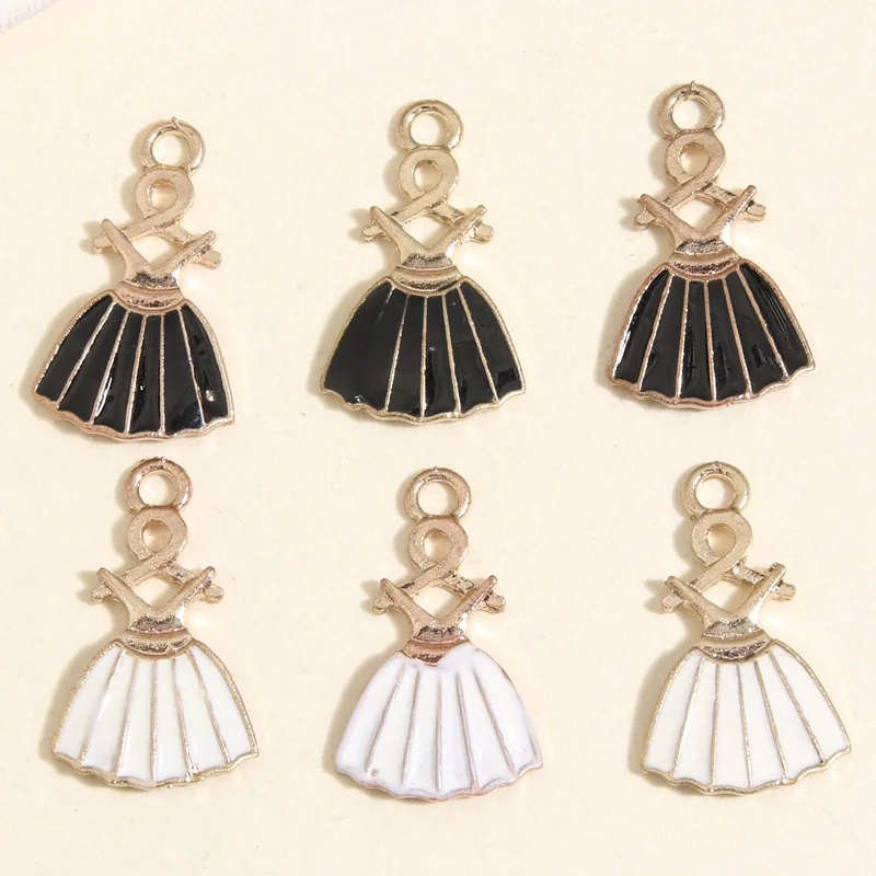 10pcs Gold Color 24x14mm Lovely Enamel Dress Charms Skirt Pendant Fit Necklaces DIY Handmade Jewelry Making Finding Supplies
10pcs Gold Color 24x14mm Lovely Enamel Dress Charms Skirt Pendant Fit Necklaces DIY Handmade Jewelry Making Finding Supplies