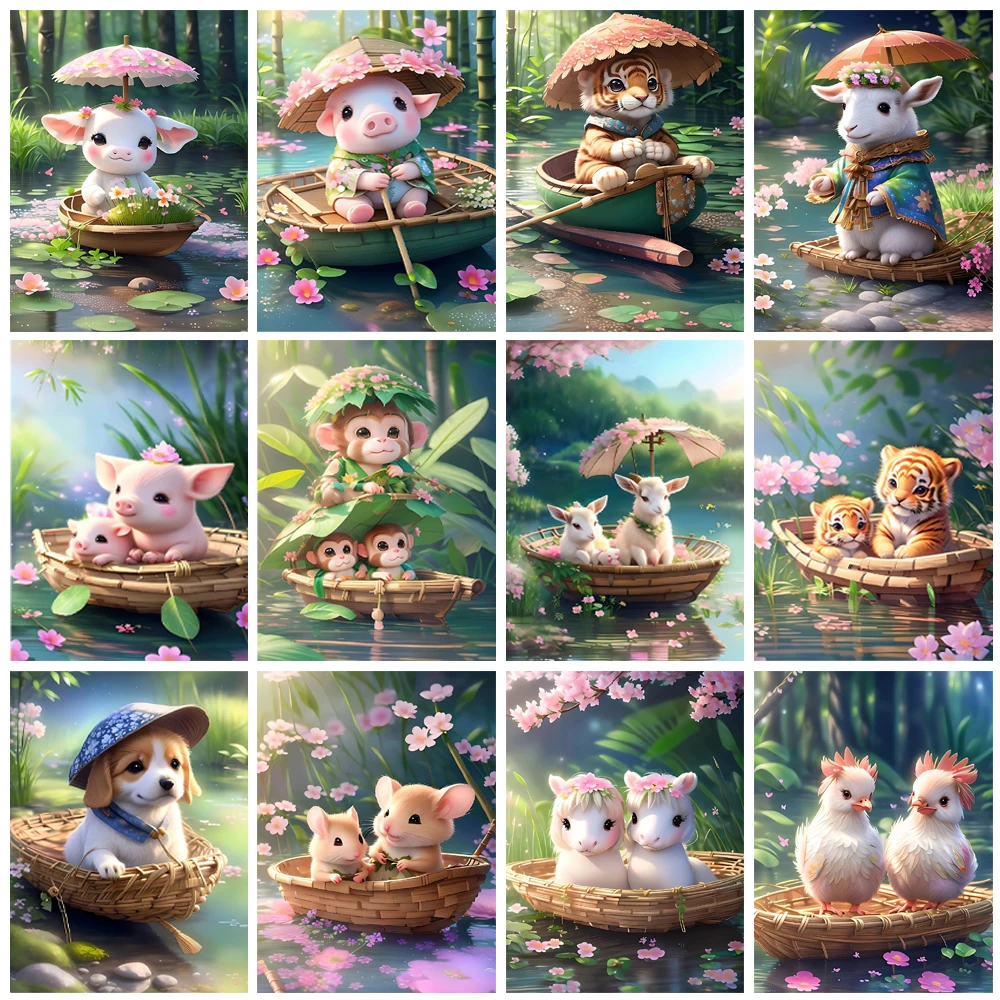5D DIY Diamond Painting Cute Tiger Monkey Full Round Square Diamond Embroidery Cartoon Animal Mosaic Cross Stitch Kit Home Decor
5D DIY Diamond Painting Cute Tiger Monkey Full Round Square Diamond Embroidery Cartoon Animal Mosaic Cross Stitch Kit Home Decor