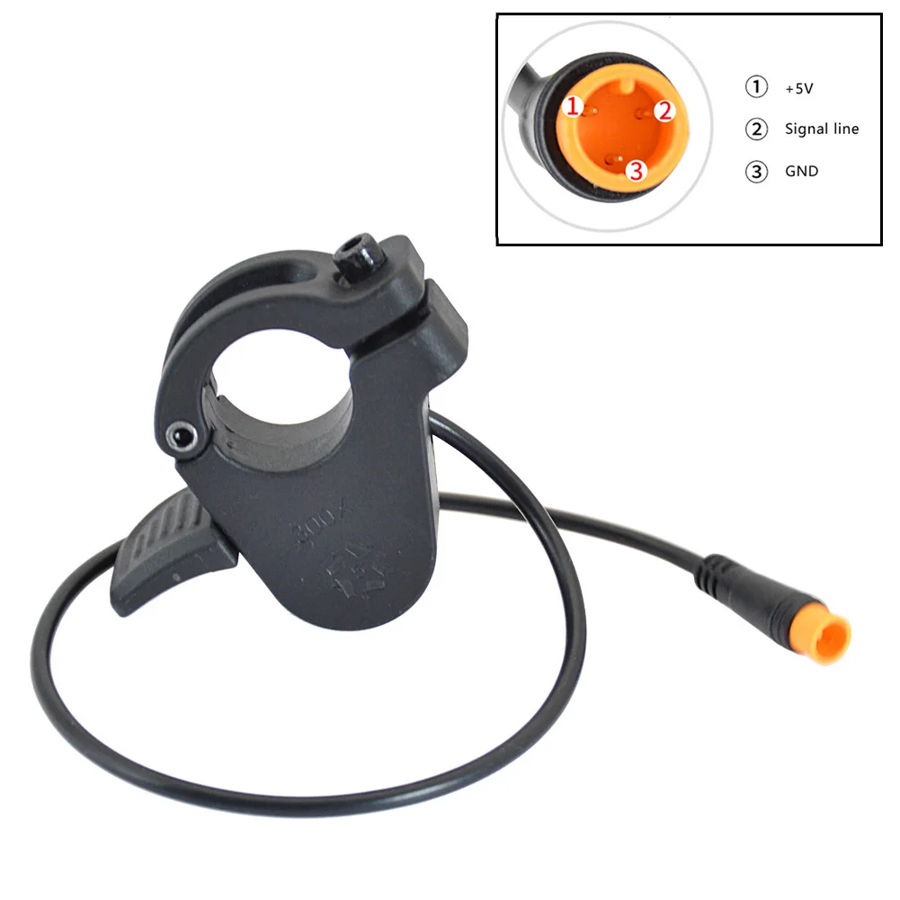 Scooter 3 Wire Thumb Throttle Finger Throttle Booster Electric Bicycle Accelerator 300X SM Connector Adapter Ebike Accessories
Scooter 3 Wire Thumb Throttle Finger Throttle Booster Electric Bicycle Accelerator 300X SM Connector Adapter Ebike Accessories