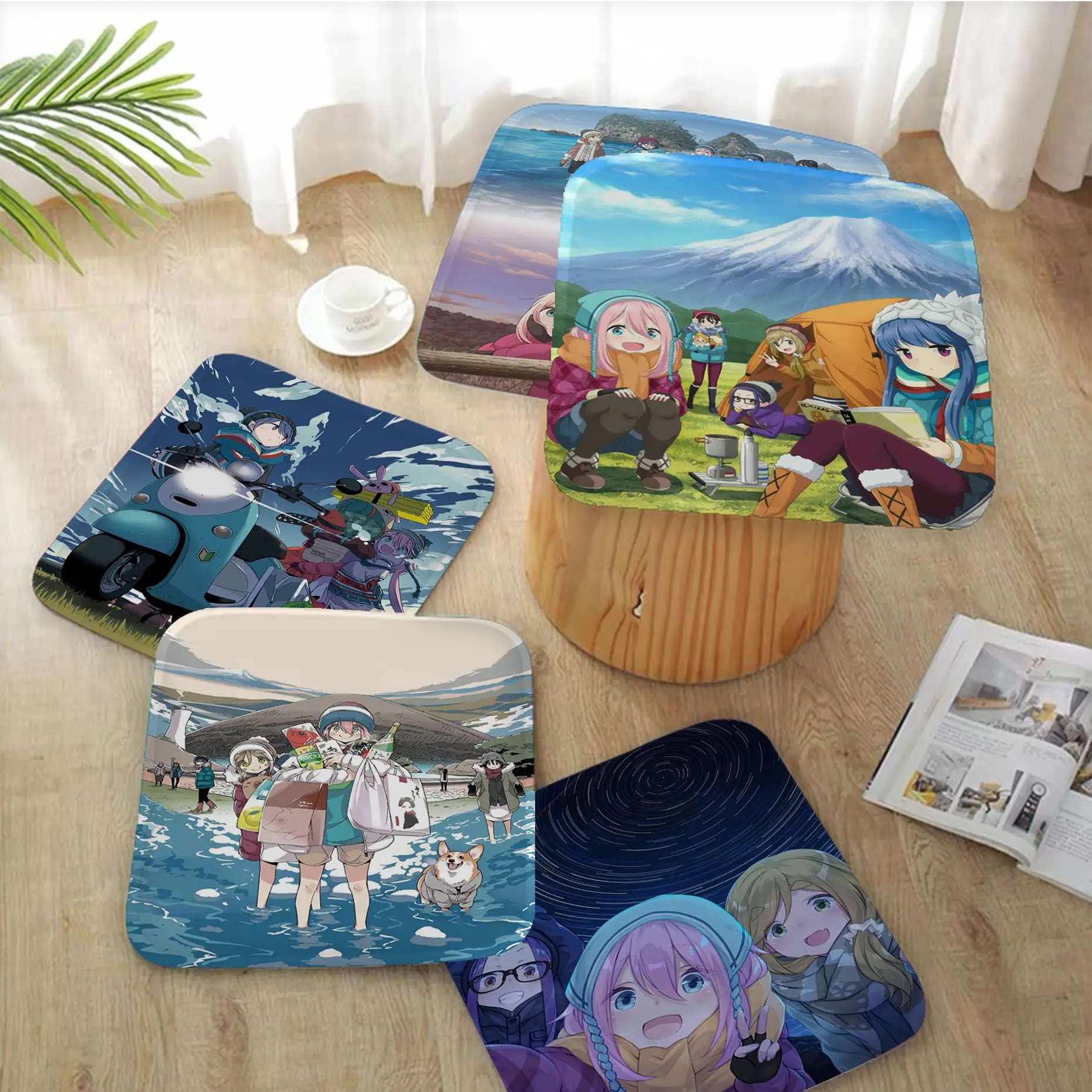 Yuru Camp Japanese Anime European Chair Mat Soft Pad Seat Cushion For Dining Patio Home Office Indoor Garden Sofa Cushion
Yuru Camp Japanese Anime European Chair Mat Soft Pad Seat Cushion For Dining Patio Home Office Indoor Garden Sofa Cushion