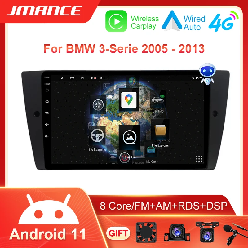 Android 11 AI Voice 3D For BMW 3-Series E90 E91 E92 E93 2005 - 2013 Multimedia Player DSP CarPlay Autoradio GPS Car Radio
Android 11 AI Voice 3D For BMW 3-Series E90 E91 E92 E93 2005 - 2013 Multimedia Player DSP CarPlay Autoradio GPS Car Radio
