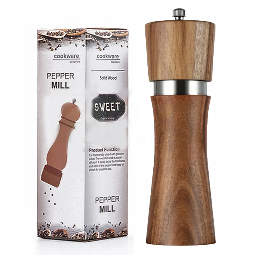 Manual Salt Grinder in 6in 8in and 10in Sizes Elegant Acacia Wood Durable Earthenware Core Enhance the Flavor of Your Meals
Manual Salt Grinder in 6in 8in and 10in Sizes Elegant Acacia Wood Durable Earthenware Core Enhance the Flavor of Your Meals